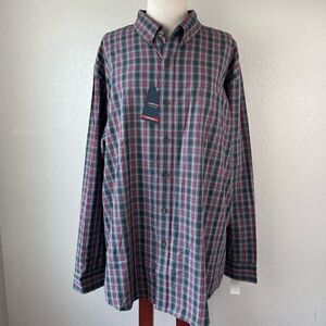 NWT Arrow Blazer Plaids Button Down Shirt Size XXL